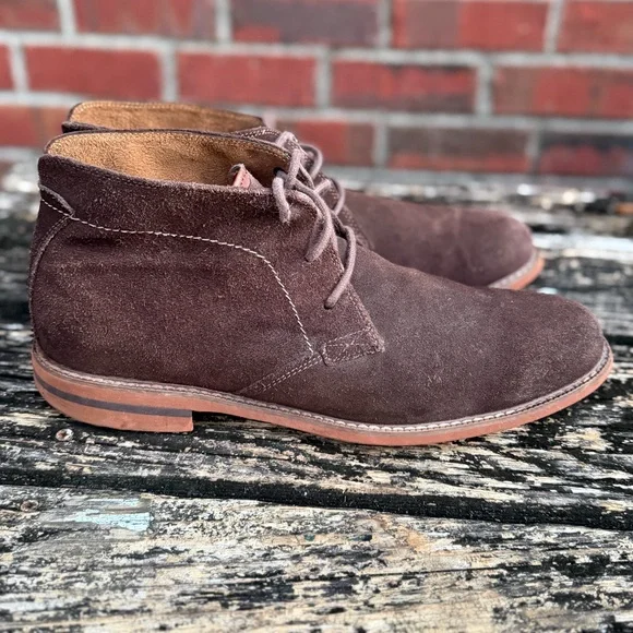 Florsheim Men’s Size 12 Brown Suede Leather Lace Up Ankle Chukka Boots M2