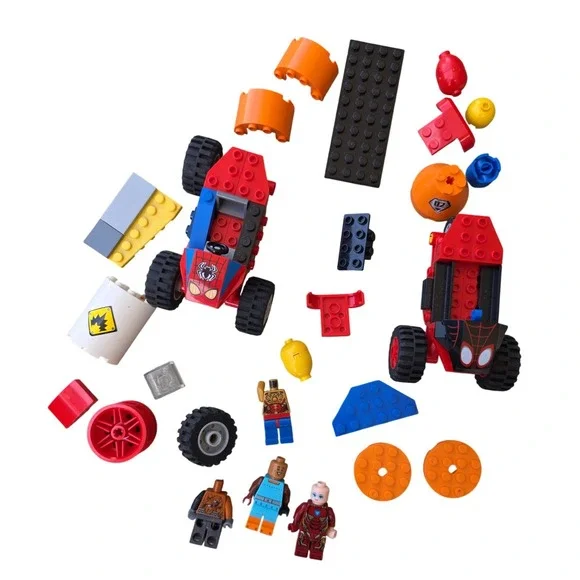LEGO Marvel Super Heroes Spider-Man Miles Morales Iron Man Minifigures Parts D1