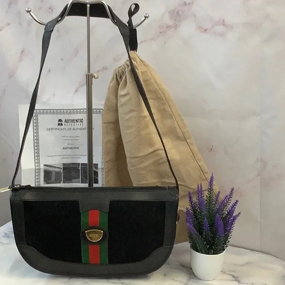 GUC Gucci Vintage Crossbody Messenger Bag