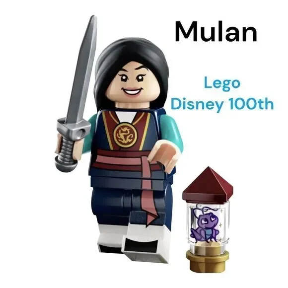 LEGO Mulan minifigure 71038  Series Disney 100 mini figure 100th mini fig