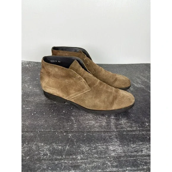To Boot New York Boston Suede Chukka Boots Brown Beige Size 13 US