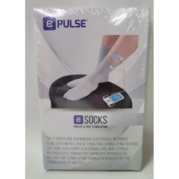 NIP ePulse Tens Massaging Socks eSocks‎ Ankles & Foot Stimulation