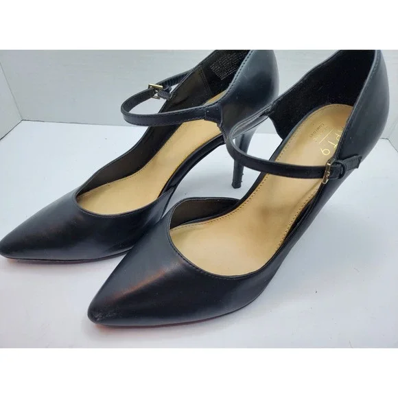 APT 9 Defined Comfort Size‎ 8.5 M Black Point Toe HH Pumps Cushioned Insoles
