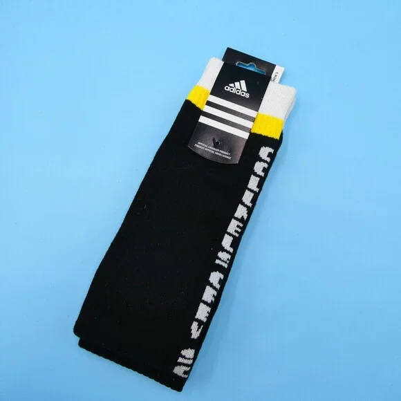 Columbus Crew SC Socks Womens‎ One Size Adidas Black Sports Soccer Mid Y2K New