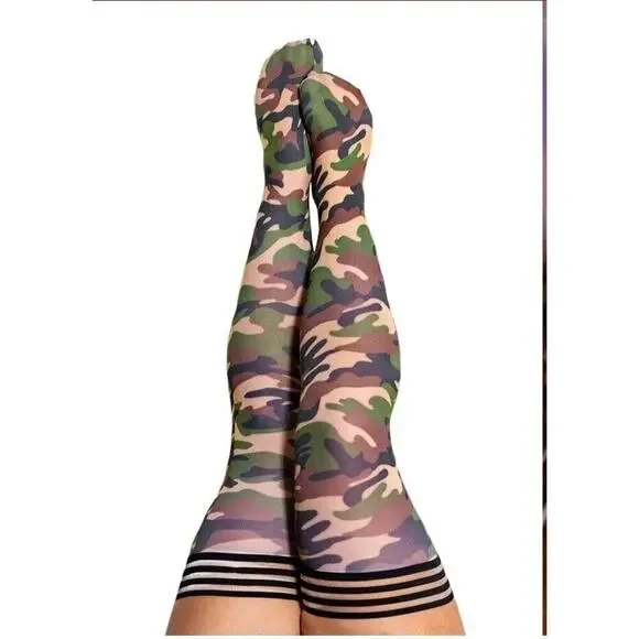 🦋B2G1🦋KIX’IES ALEX Camo Print Thigh Highs