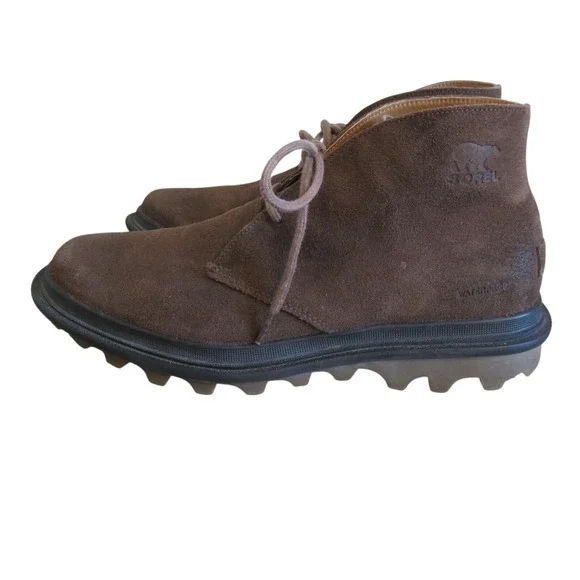 Sorel ACE Chukka Waterproof Brown Suede Boots Mens 9.5 NM3442-256