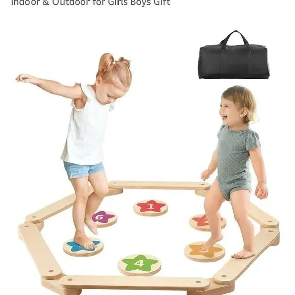 Wooden Yoga Blocks in Canvas Bag