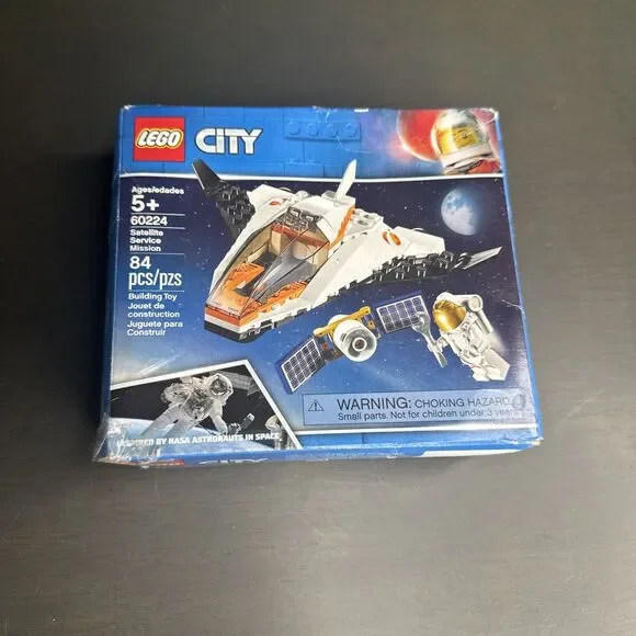 60224 Lego City Satellite Service Mission New Sealed Box Retired