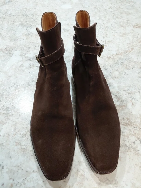 Beautiful Ralph Lauren Brown Suede Jodhpur Boot US 11.5 Excellent Condition