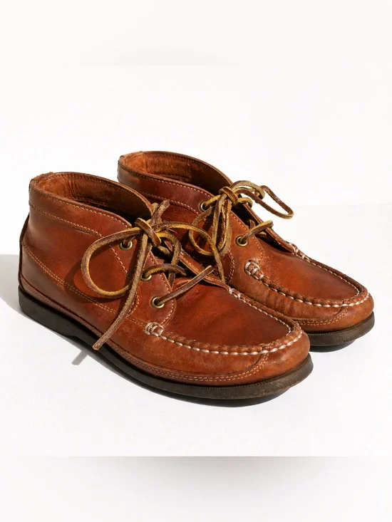 Sperry Top-Sider Leather Chukka Boat Shoes Men’s 8.5‎ Made In USA Heritage