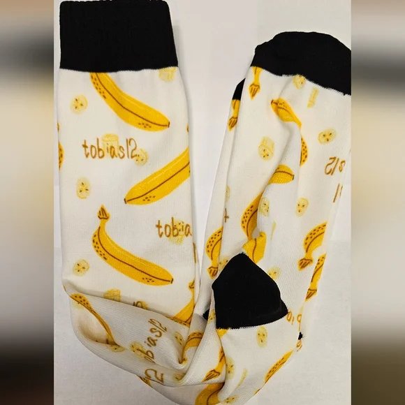 Socks -‎ Banana Pattern - Banana Customized NEW (look close 🍌)
