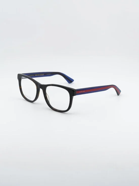 Gucci GG0004ON 003 Eyeglasses Havana 53mm Square Frame