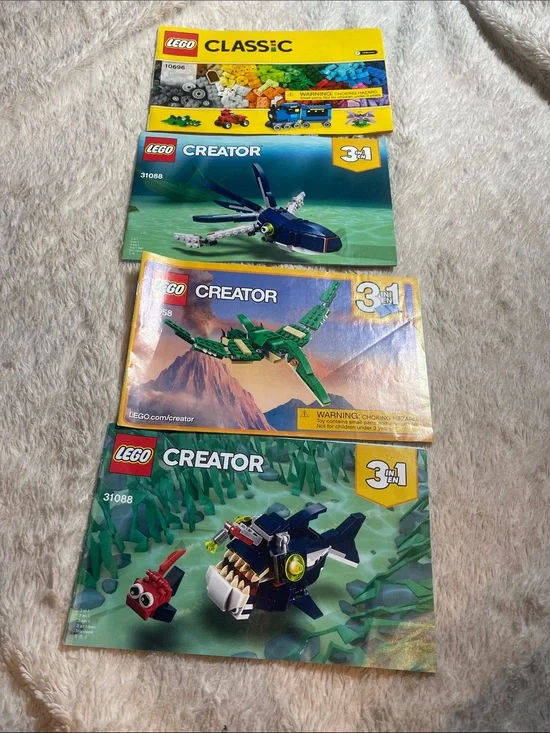 Lego Creator Instruction Booklets –