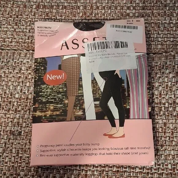ASSETS by Sara Blakely Marvelous Mama Lucky Ankle Length  Leggings - Brown