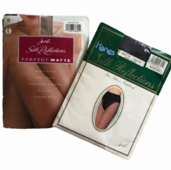 Hanes.Silk Reflections 2 Pairs Pantyhose