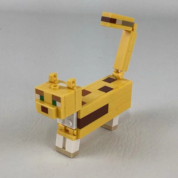 Lego Minecraft BigFig Ocelot Figure Buildable Movable Video Game Set 21156