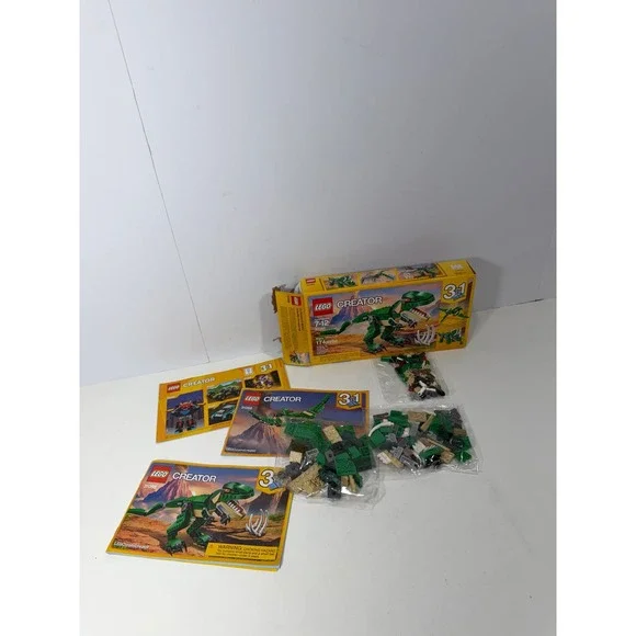 LEGO Creator 3-in-1 Mighty Dinosaurs 31058 T-Rex Triceratops Pterodactyl Set