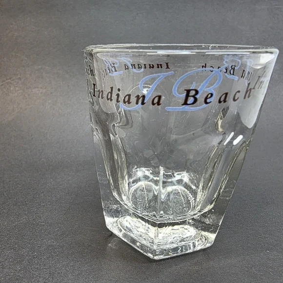 Indiana‎ Beach Shot Glass Amusement Park Souvenir Hoosier