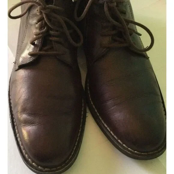 Cole Haan Mens Canton Chukka Ankle Boots C11858‎ Lace Up Brown 11M Leather