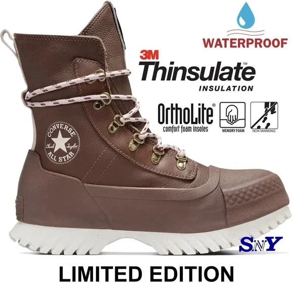 Chuck Taylor All Star Lugged 2.0 CC X-Hi Waterproof Boots Brown  M5/W7 A12899C‎