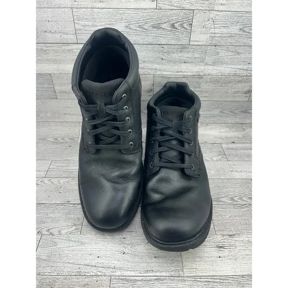 Rockport Storm‎ Surge Mens 9.5 Black Leather Waterproof Chukka Boots CH4053