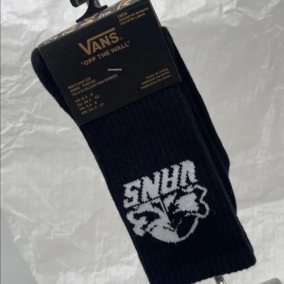 Vans Major Type Crew Socks (1 pair)  Style VN000NCFBLK