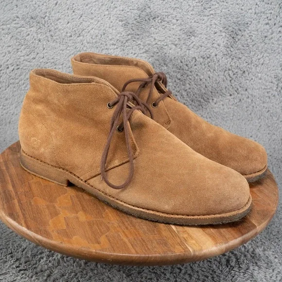 Ugg Men's Leighton Waterproof Suede Lace Up Chukka Boot Size 13