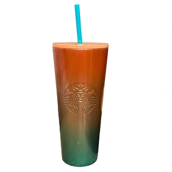 Starbucks Rainbow Iridescent Stainless Steel Insulated Cold Cup - Venti