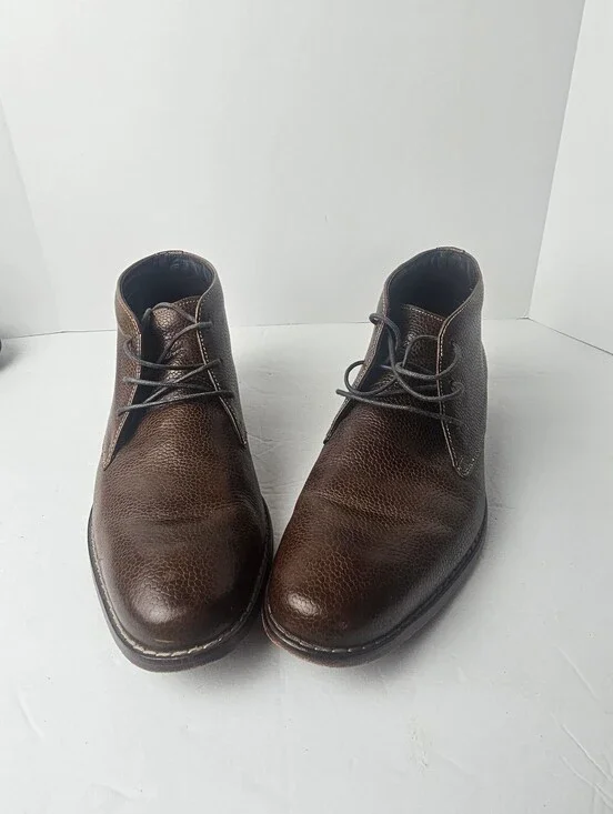 Cole Haan Air Colton Chukka Boots Textured Grain Finish 8.5M Lace Up Style Prep