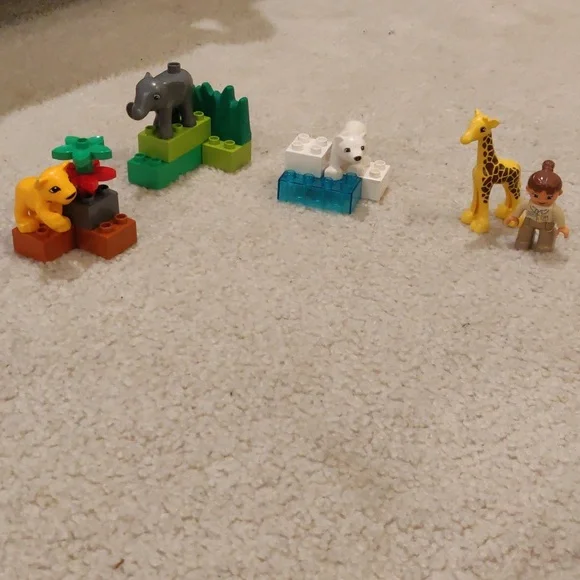 Lego Duplo Baby Zoo Building Blocks 18 PCs Set