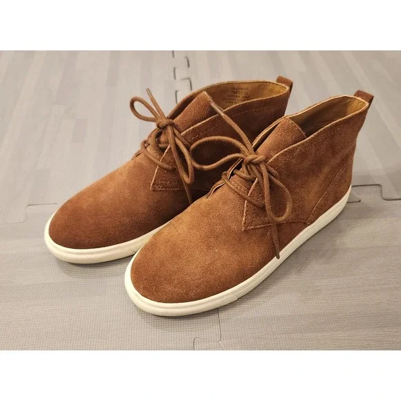 Lucky Brand Lorelle Brown Suede Chukka Boots Mens 7 Desert Sneakers LP-LORELLE