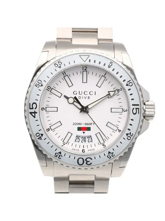 Gucci Dive Watch Stainless Steel 136.3 Quartz