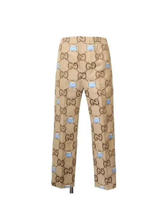 Gucci Pikarar Collaboration Jumbo GG Character Pattern 44 Pants