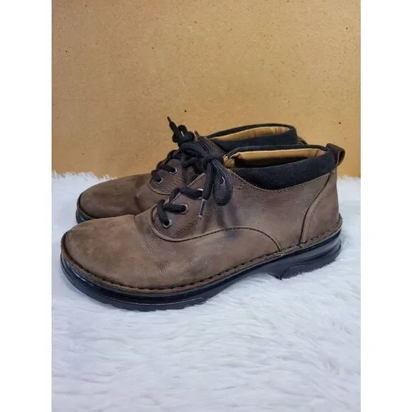 Birkenstock Footprints Chukka Brown Leather Boots- Size 40 EU/9-9.5 W/ 7-7.5 M