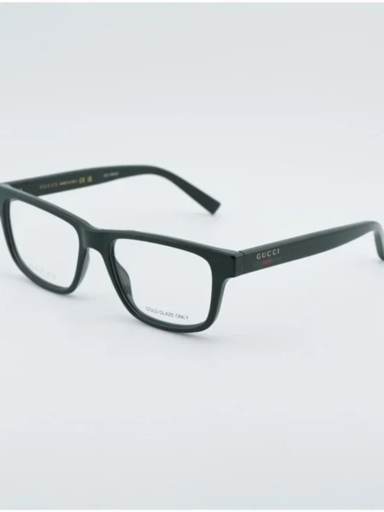 Gucci GG1987O 004 Eyeglasses Dark Green 54mm Square Frame