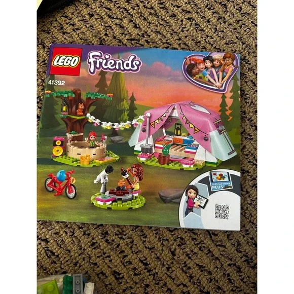 Lego Friends Nature Glamping 41392 Incomplete Olivia Mia‎ Squirrel Tent