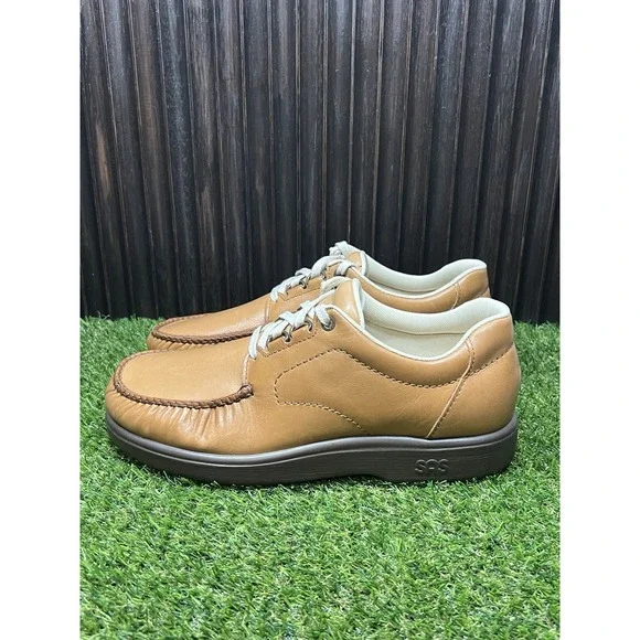 Size 11.5 Narrow - SAS Bout Time Lux Lace Up Loafer Hazel Mens