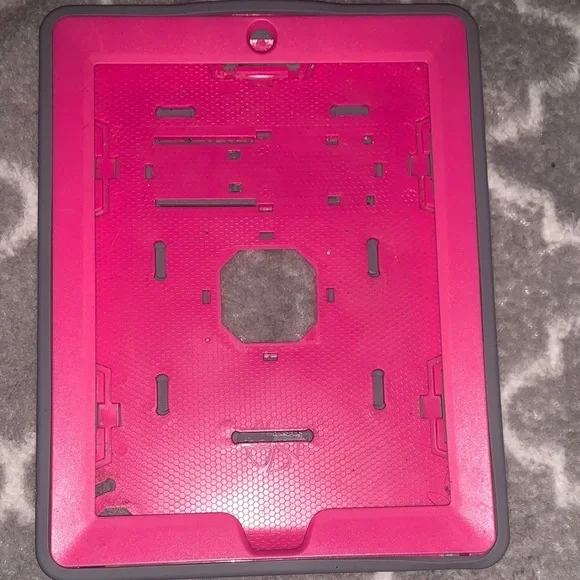 Pink and Gray Tablet Case
