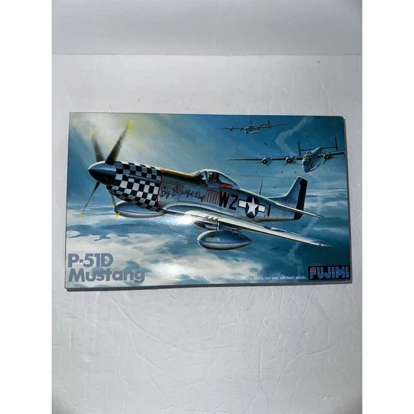 Fujimi Model 1/48 P-51D Mustang Airplane Model Kit - NEW! Please Read‎