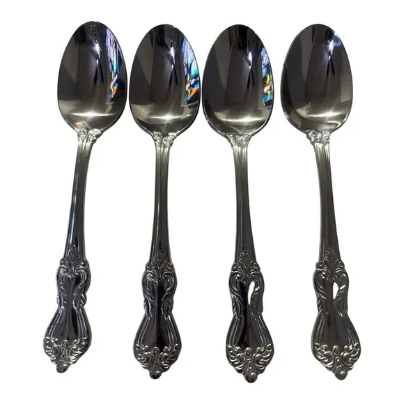 4 Reed & Barton Select MARLBOROUGH glossy 18/10 Stainless 6.25