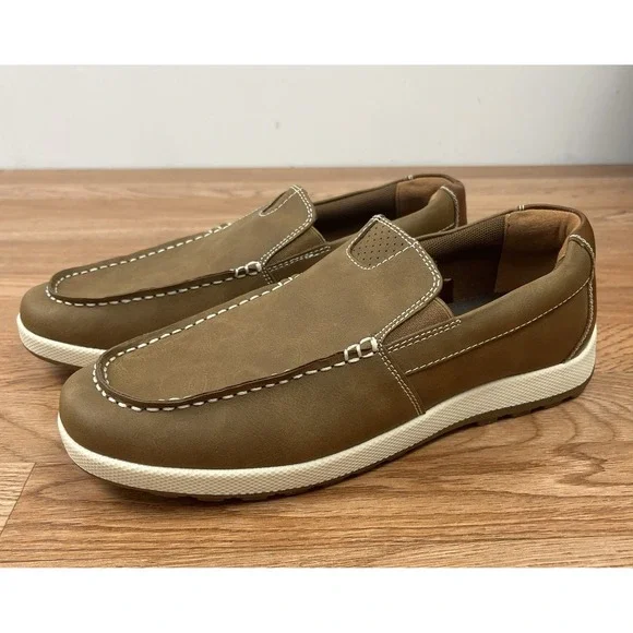 St. John's Bay Casual Loafers Dry + Cool Memory Foam Slip-on‎ Men's Size 8.5 NEW