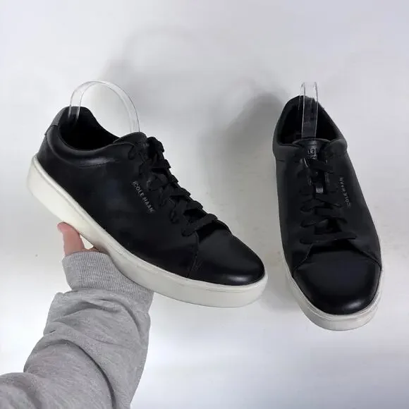 Cole Haan Grand Crosscourt Trainer Sneakers Men's 13 Black Leather Walking