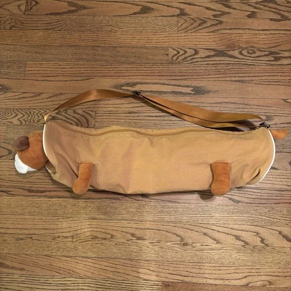 Bulldog Yoga Pets Mat Bag with Adjustable Straps and Pocket Adorable