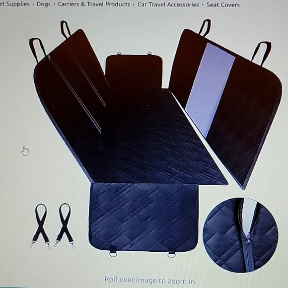 Kimhy upgraded dog car back seat cover SUV Truck 60