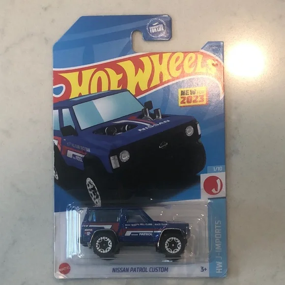 Nissan Patrol Custom Blue Toy Car