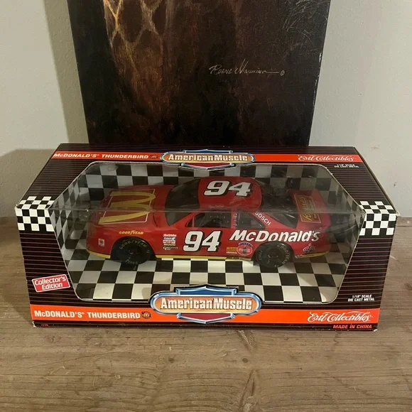 American Muscle McDonald's Nascar Diecast Car‎ - Red and Black