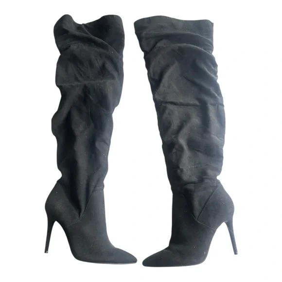 Jessica Simpson Liesa Over The Knee Boot size‎ 9 1/2 Black