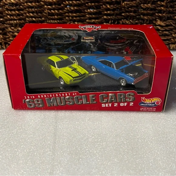 1998 Hot Wheels 30th Anniversary Muscle Cars Set 2 of 2 Collectible
