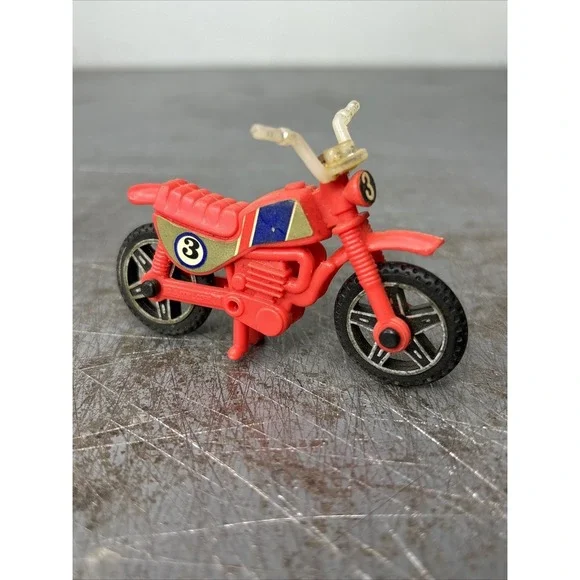 Vintage Buddy L Red Plastic Dirt Bike Motorcycle #3 Accessory Part‎ Original