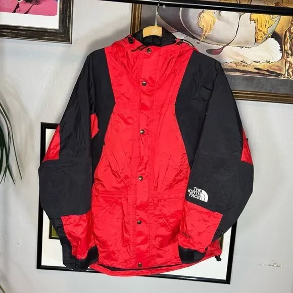 Vintage The North Face Red and Black GoreTex Jacket